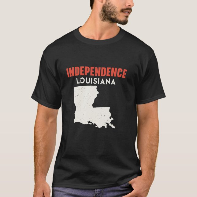 Independence Louisiana USA State America Travel Lo T-Shirt (Front)