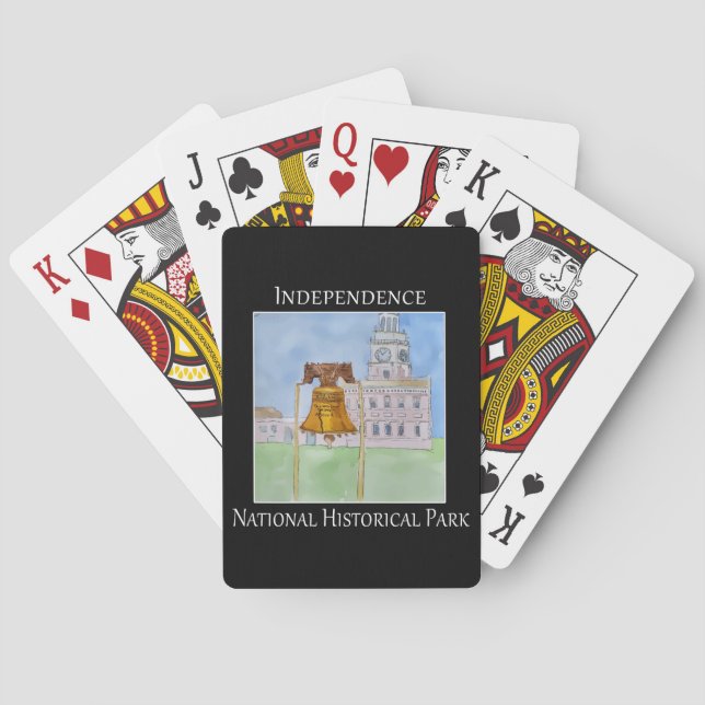 Independence National Historic Park Philadelphia  Playing Cards (Back)
