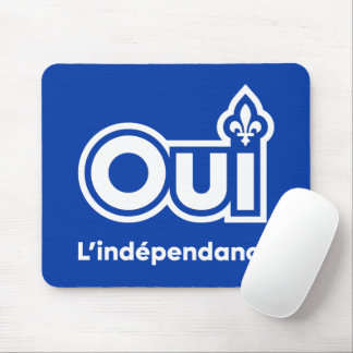 Independence of Quebec YES Mouse Mat