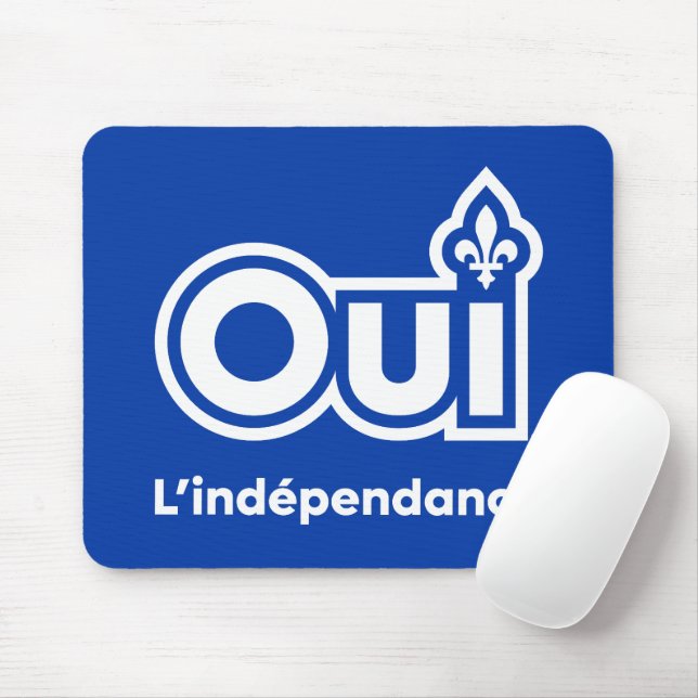 Independence of Quebec YES Mouse Mat (With Mouse)