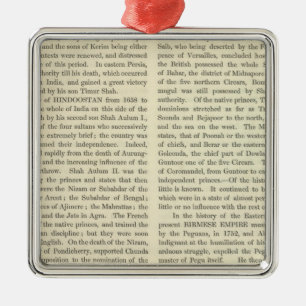 Independence of The United States 1783 AD Metal Tree Decoration