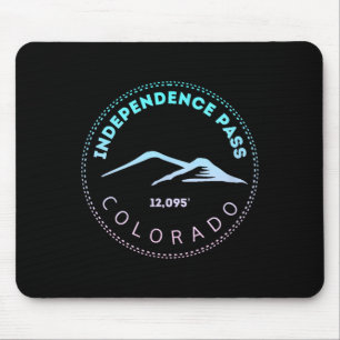 Independence pass elevated colorado mountain fade mouse mat