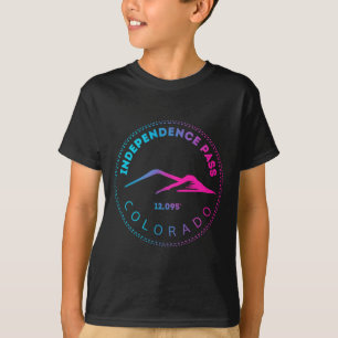 Independence pass elevated colorado mountain neon T-Shirt
