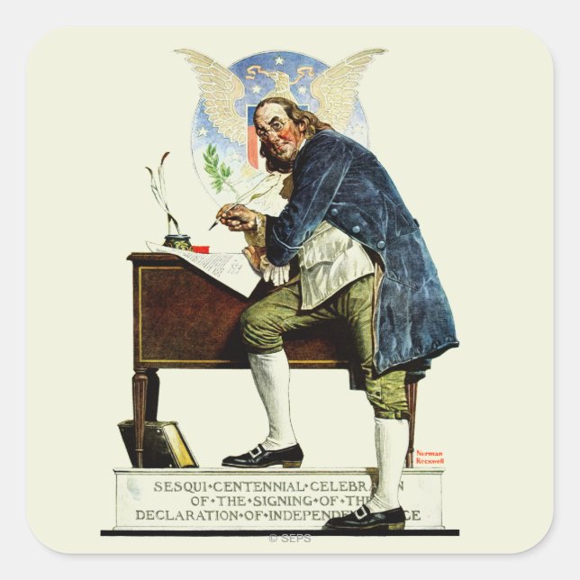 Independence Square Sticker (Front)