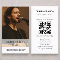 Independent Artist QR Code Photo
