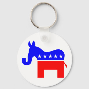 INDEPENDENT & BIPARTISAN - Donkey/Elephant Hybrid Key Ring