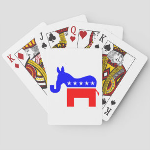 INDEPENDENT & BIPARTISAN - Donkey/Elephant Hybrid Playing Cards