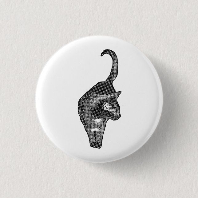 Independent Cat Flair 3 Cm Round Badge (Front)