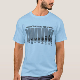 Independent Colonial Union Army Insignia T-shirt