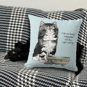 Independent Kitty Cushion