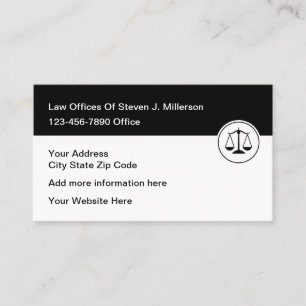 Independent Lawyer Attorney Business Card