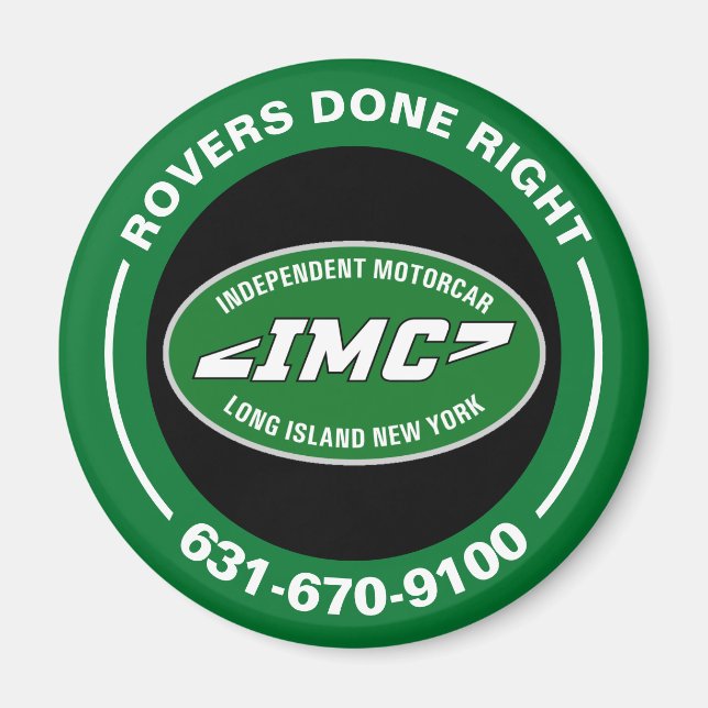 INDEPENDENT MOTORCAR Circle Magnet (Front)