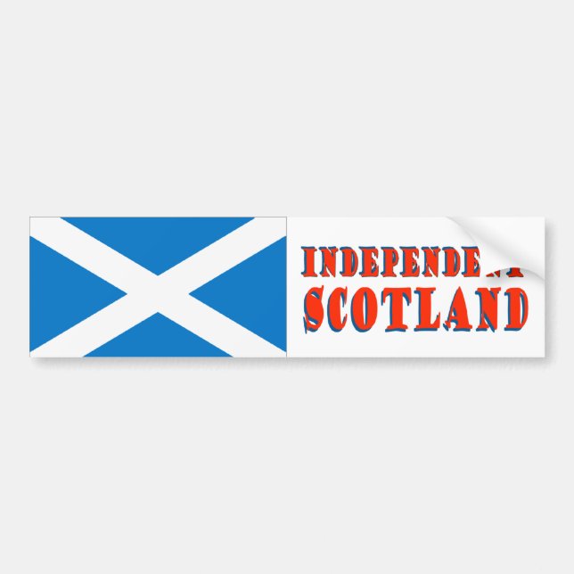 Independent Scotland Bumper Sticker (Front)