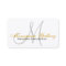 Indestructible Monogram Custom Business Cards