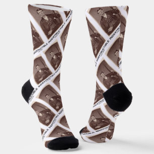 Indestructible Phineas Gauge Psychology Humour Socks