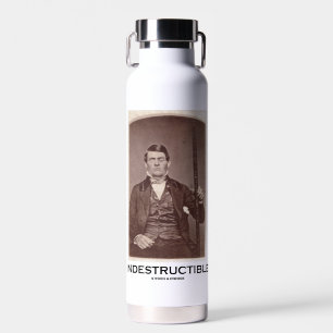 Indestructible Phineas Gauge Psychology Humour Water Bottle
