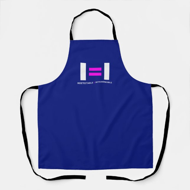 Indetectable es igual a Intransmisible VIH Apron (Front)