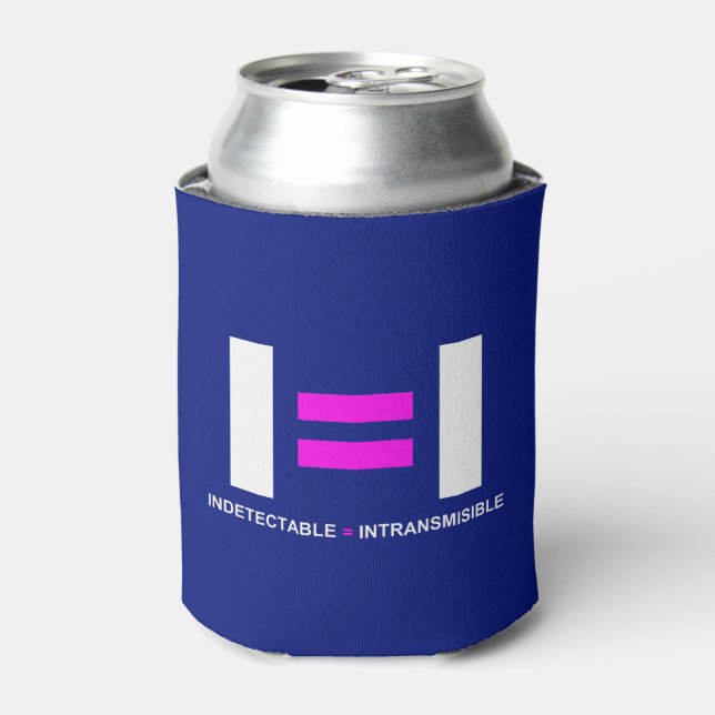 Indetectable es igual a Intransmisible VIH Can Cooler (Can Front)