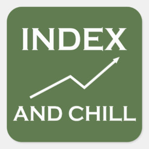 Index And Chill Square Sticker