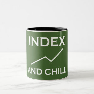 Index And Chill Two-Tone Coffee Mug