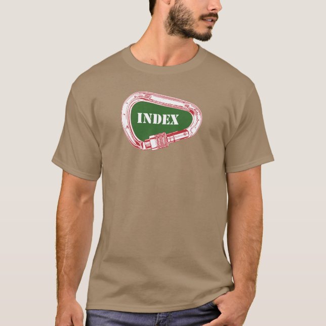 Index Climbing Carabiner T-Shirt (Front)