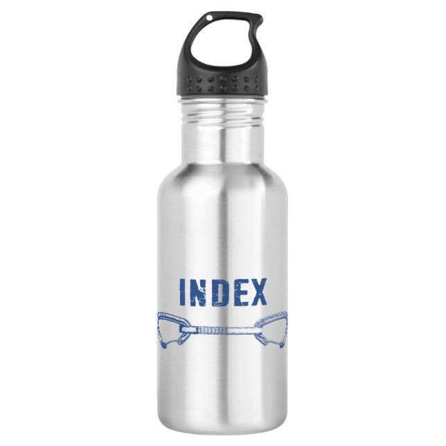 Index Climbing Quickdraw 532 Ml Water Bottle (Front)
