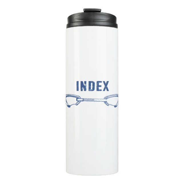 Index Climbing Quickdraw Thermal Tumbler (Front)