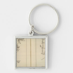 Index map Albany, Saratoga Springs Key Ring