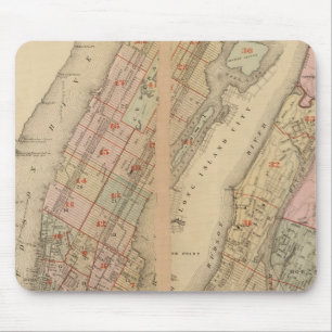 Index map Atlas, city of New York Mouse Mat