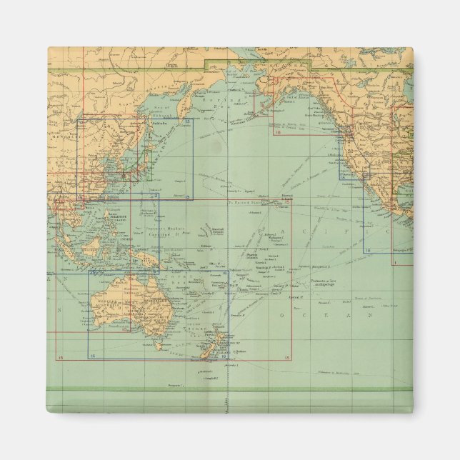 Index map New mercantile marine atlas Magnet (Front)