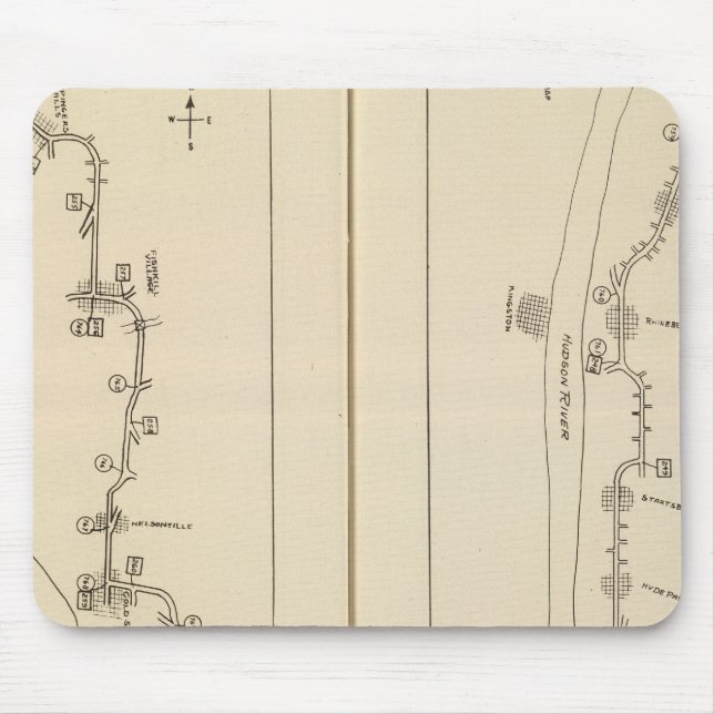 Index map Putnam County Dutchess County New York Mouse Mat (Front)