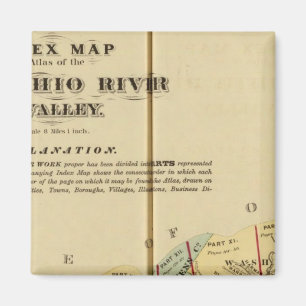 Index map to Atlas of the Upper Ohio River Magnet