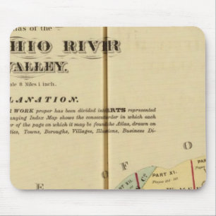 Index map to Atlas of the Upper Ohio River Mouse Mat