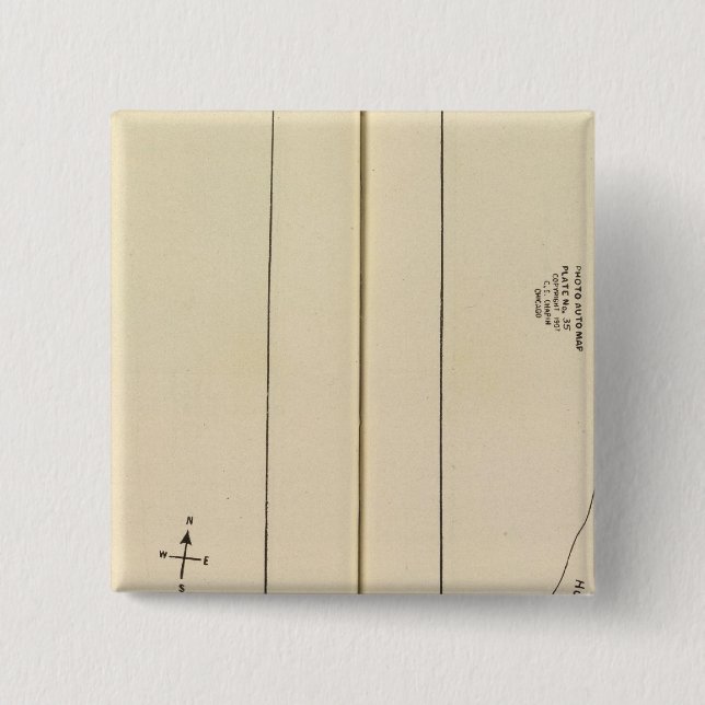 Index mapWestchester County New York 15 Cm Square Badge (Front)