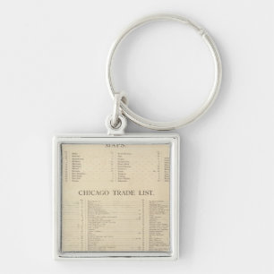 Index New commercial atlas Key Ring