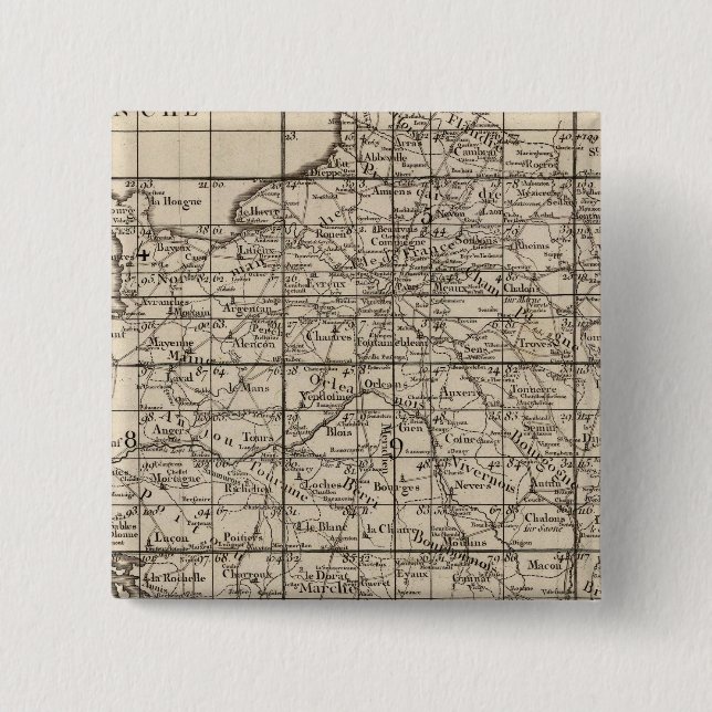 Index of France 15 Cm Square Badge (Front)