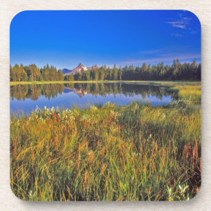 Index Peak reflects into Mud Lake on the Coaster