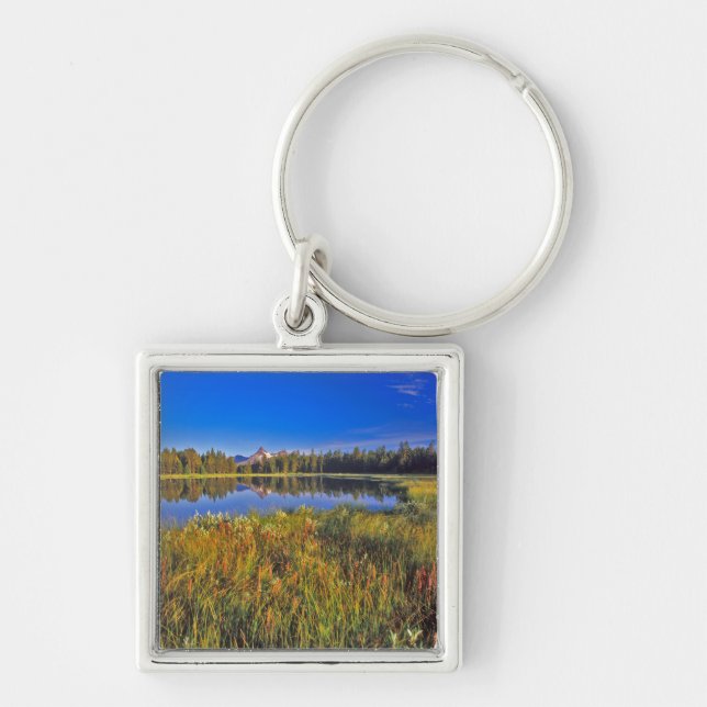 Index Peak reflects into Mud Lake on the Key Ring (Front)