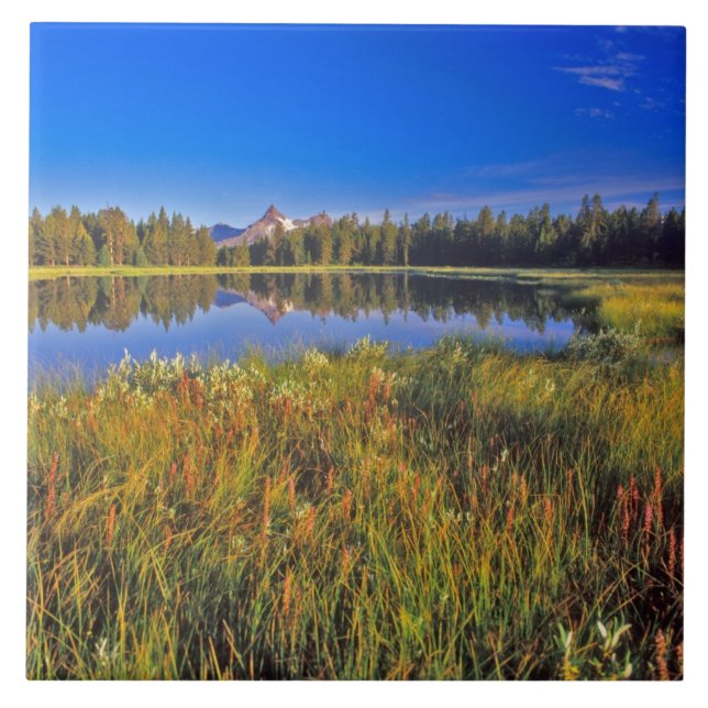 Index Peak reflects into Mud Lake on the Tile (Front)