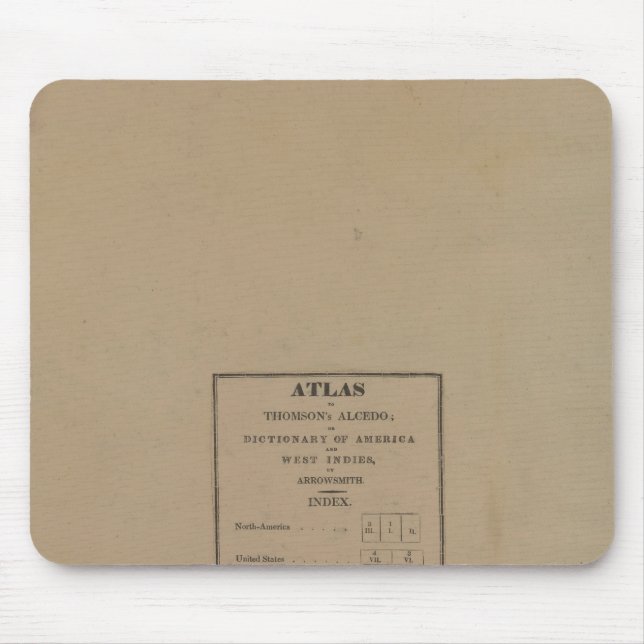 Index to Atlas Mouse Mat (Front)