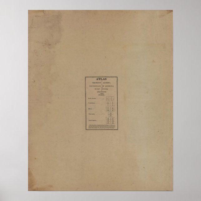 Index to Atlas Poster (Front)