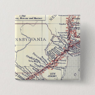 Index to the Plates in Survey of the Roads 15 Cm Square Badge
