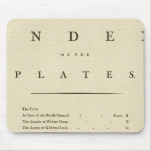 Index West India atlas Mouse Mat
