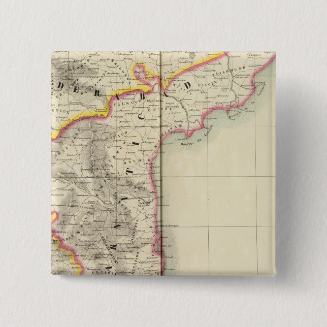 India 103 15 cm square badge (Front)