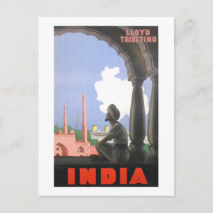 India-1927 Postcard