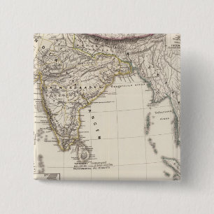 India 3 15 cm square badge