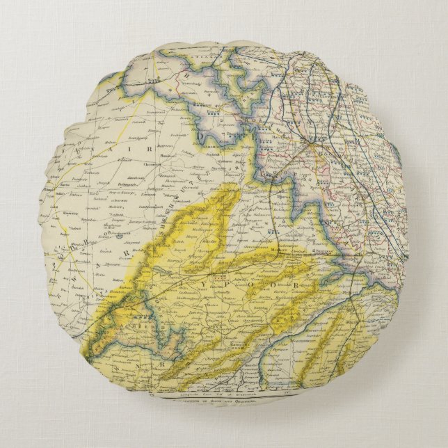 India 4 round cushion (Front)