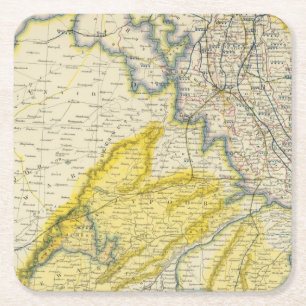 India 4 square paper coaster