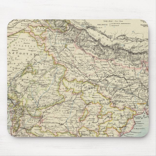 India 5 mouse mat (Front)