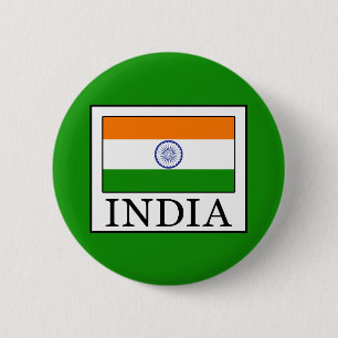India 6 Cm Round Badge